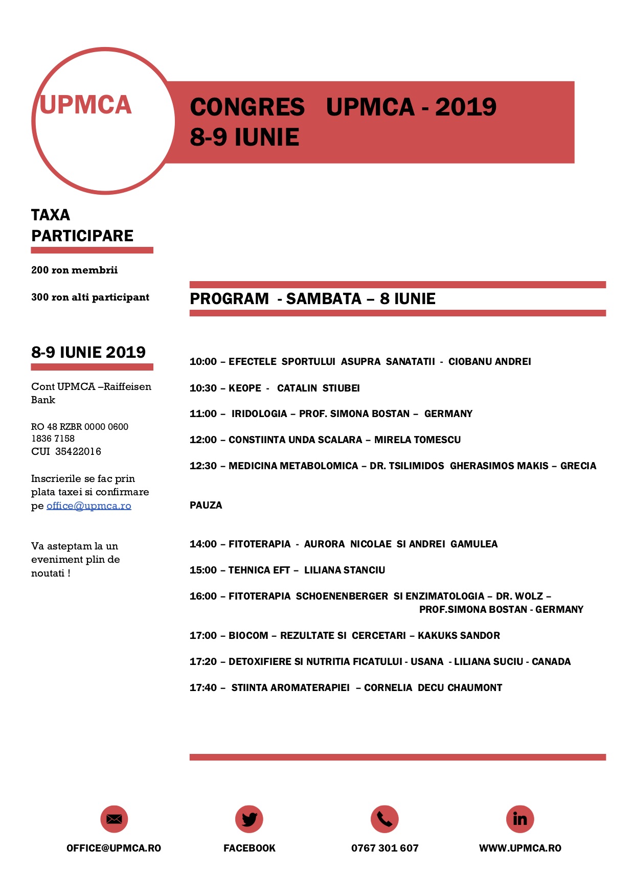 Afiș Congres 2019